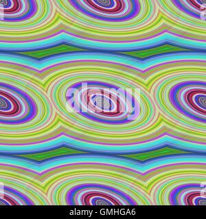Colorful seamless ellipse pattern background Stock Vector