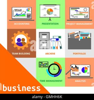 vector - business concept Stock Vector