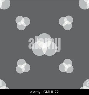 Color scheme icon sign. Seamless abstract background with geometric ...