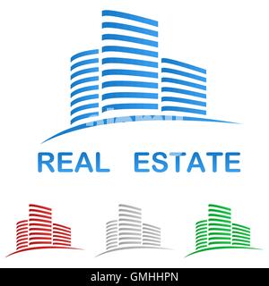 Real estate vector logo design template Stock Vector