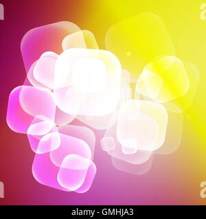 Abstract colorful bubble background Stock Vector