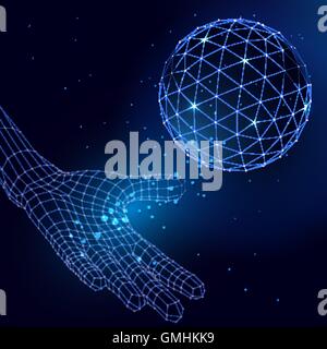 Abstract vector sphere Stock Vector