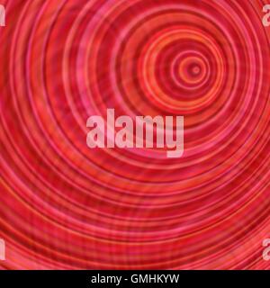 Red abstract concentric circle design background Stock Vector