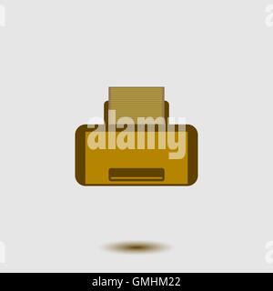 Printer icon. Stock Vector