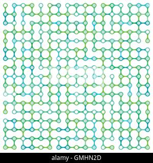abstract background with green dots Stock Vector