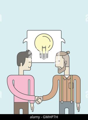 Partnership. Stock Vector
