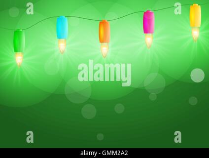 christmas lights Stock Vector