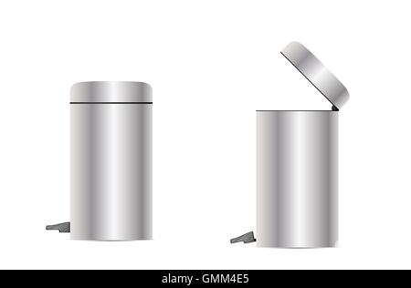 trash can Stock Vector