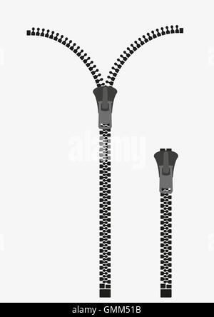 zipper Stock Vector