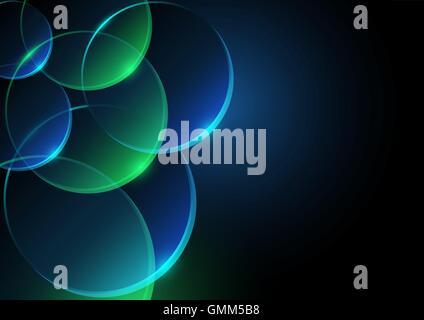 Abstract Background with Circles Stock Vector