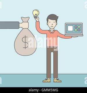 Business idea. Stock Vector