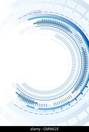 Technology Circles Background Stock Vector