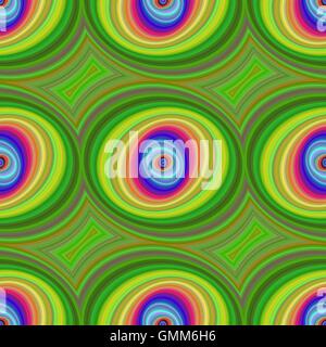 Repeating round shape pattern design Stock Vector