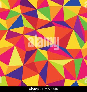 Colorful Triangle Seamless Pattern Stock Vector