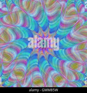 Abstract fractal swirl design background Stock Vector