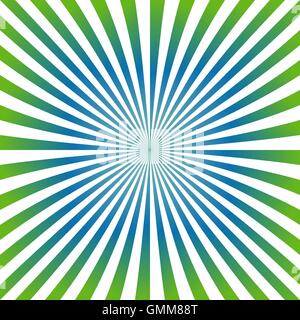 Green blue ray design background Stock Vector