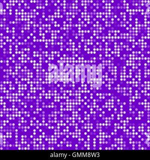 Purple circle pixel mosaic background Stock Vector