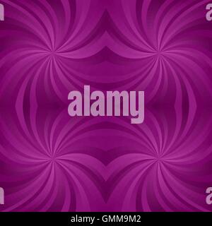 Seamless purple symmetric twirl pattern background Stock Vector