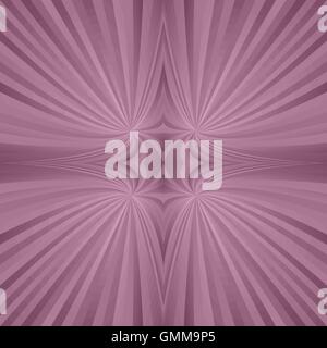Vintage mirror symmetric ray background Stock Vector