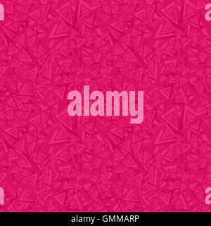 Red seamless triangle pattern background Stock Vector