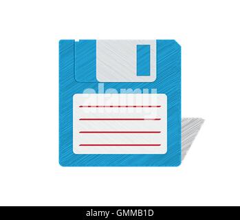 floppy disk Stock Vector