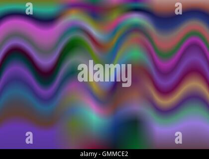 Multicolor wave background Stock Vector