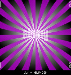 Purple black white ray burst design Stock Vector