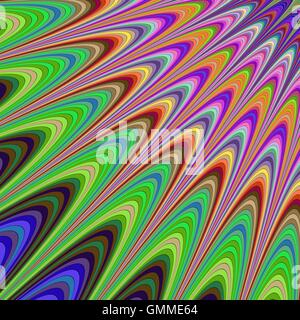 Colorful abstract sunshine fractal background Stock Vector