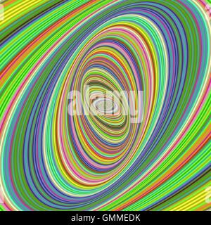 Colorful ellipse fractal design background Stock Vector