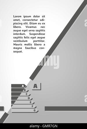 energy label dark infographics Stock Vector