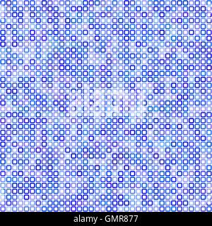 Blue square pixel mosaic background Stock Vector
