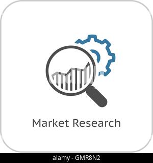 Market Research Icon. Flat Design Stock Vector Image & Art - Alamy