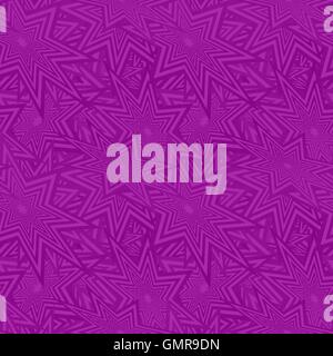 Purple seamless star pattern background Stock Vector