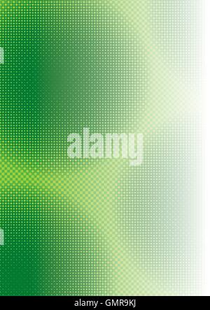 Abstract Green Squared Background Stock Vector