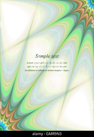 Multicolor page corner star design template Stock Vector