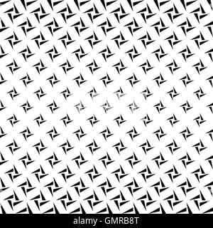 Seamless monochrome rectangles from triangles pattern Stock Vector