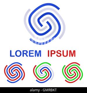 Company logo symbol design template set Stock Vector