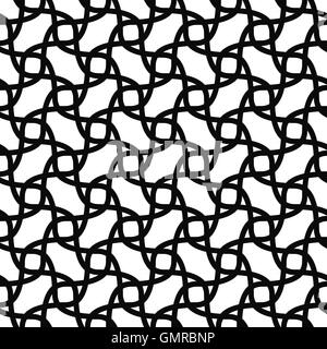 Monochromatic seamless curved line pattern design Stock Vector Image ...