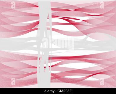 Wave line flag of Denmark Stock Vector