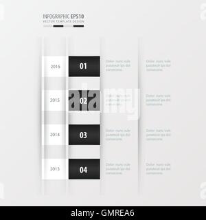 timeline design black and white color Stock Vector Image & Art - Alamy