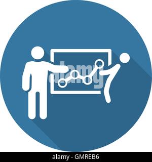 Effective Marketing Tools Icon.  Flat Design. Stock Vector