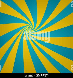 Cyan golden twirl background Stock Vector