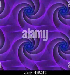 Purple seamless fractal pattern background Stock Vector
