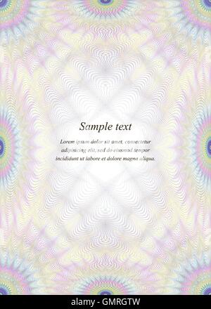Page watermark design template Stock Vector