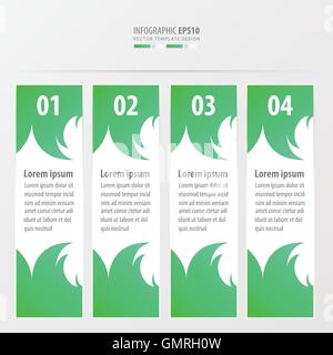 banner fire styles green color Stock Vector