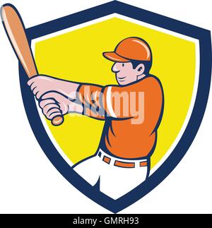 Baseball Player Bat Side Isolated Cartoon Royalty-Free Stock Image -  Storyblocks