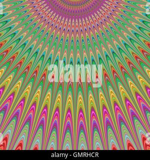 Blessing from heaven - colorful fractal design Stock Vector