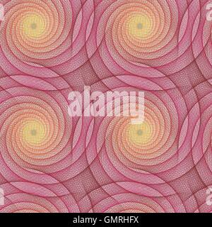 Abstract repeating fractal line pattern Stock Vector