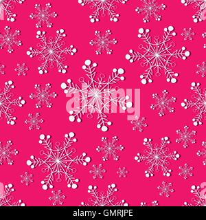 Seamless pattern with snowflakes Stock Vector
