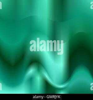 Turquoise abstract wave background Stock Vector